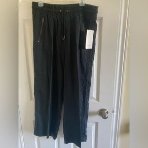 Athleta Cabo Linen wide leg pant size 14 petite new with tags never worn